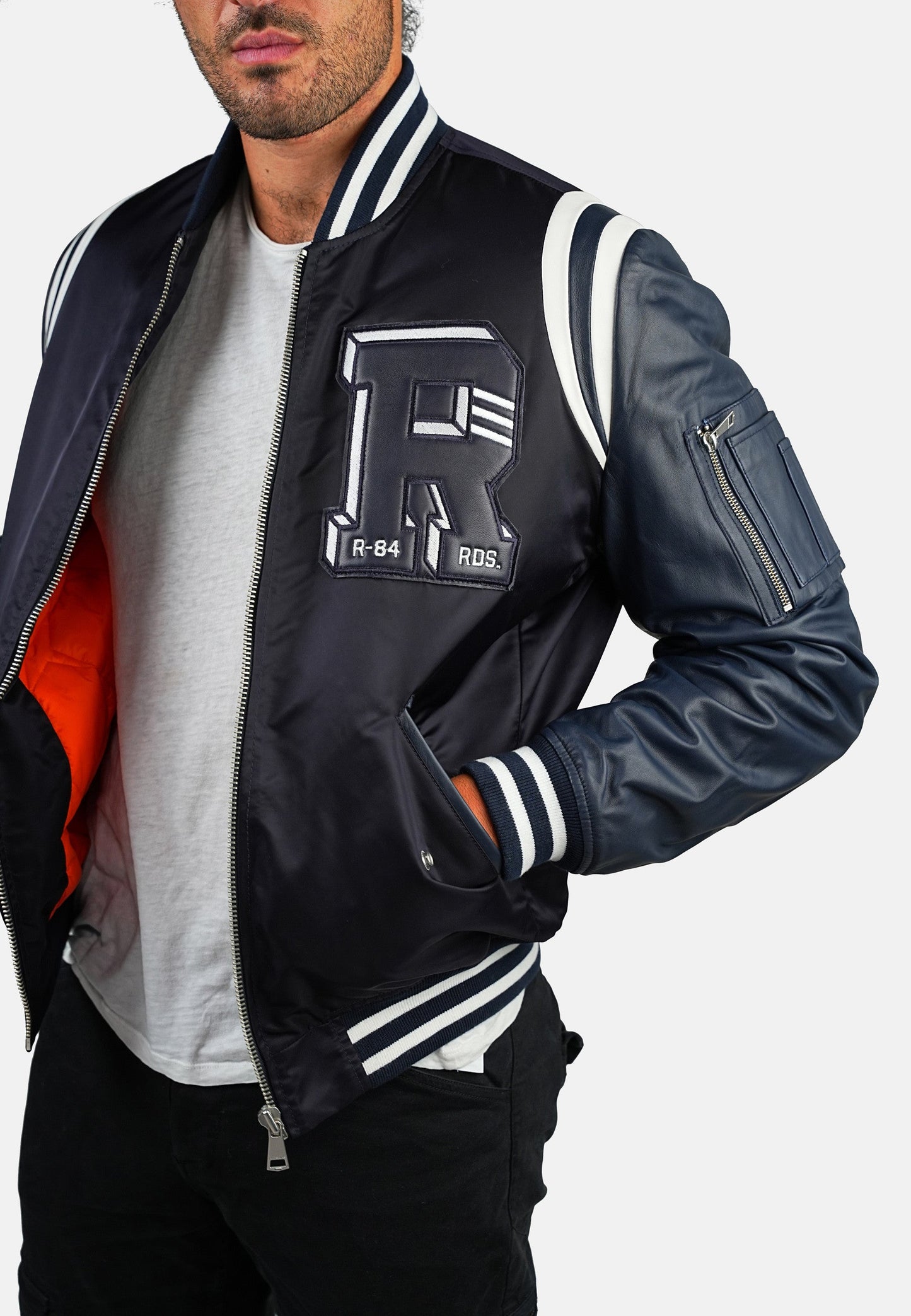 Cuir bleu marine JASON LEAGUE
