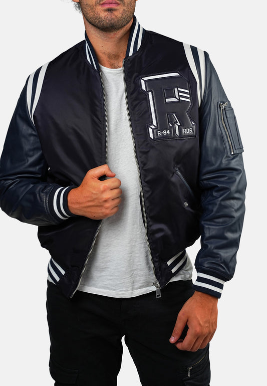 Cuir bleu marine JASON LEAGUE