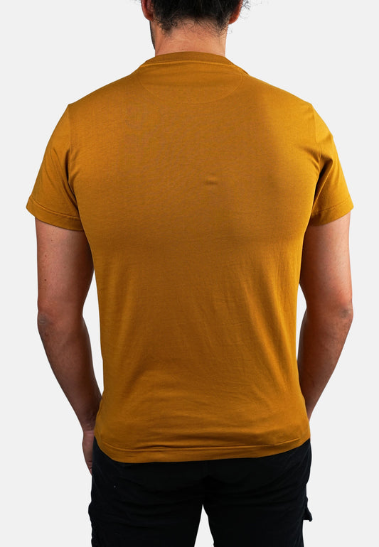 T-shirt manches courtes marron ONAIR COSUE