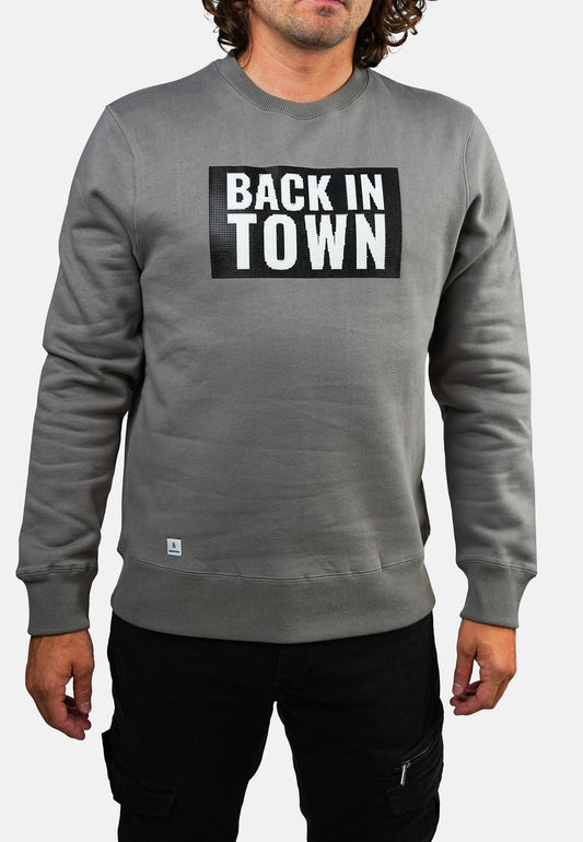 Sweatshirt gris SIDE TIRSON