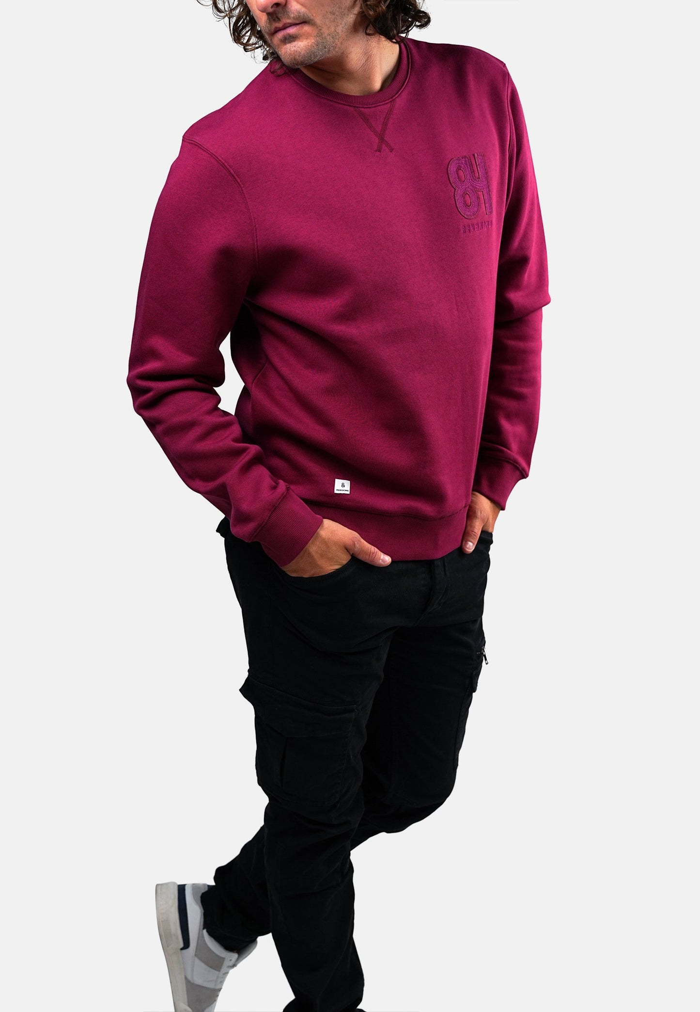 Sweatshirt rouge TOM WARSO