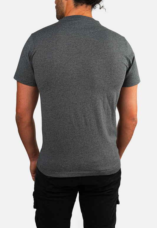 T-shirt manches courtes gris TOWN COSUE