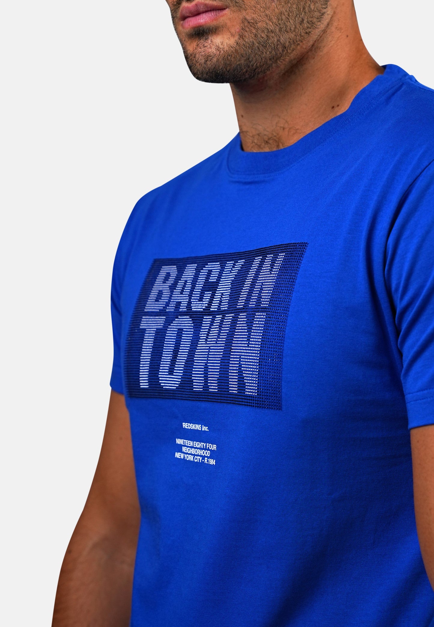 T-shirt manches courtes bleu URBAN COSUE