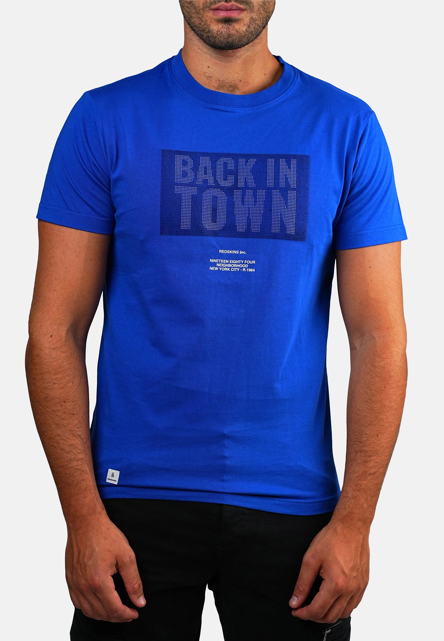 T-shirt manches courtes bleu URBAN COSUE