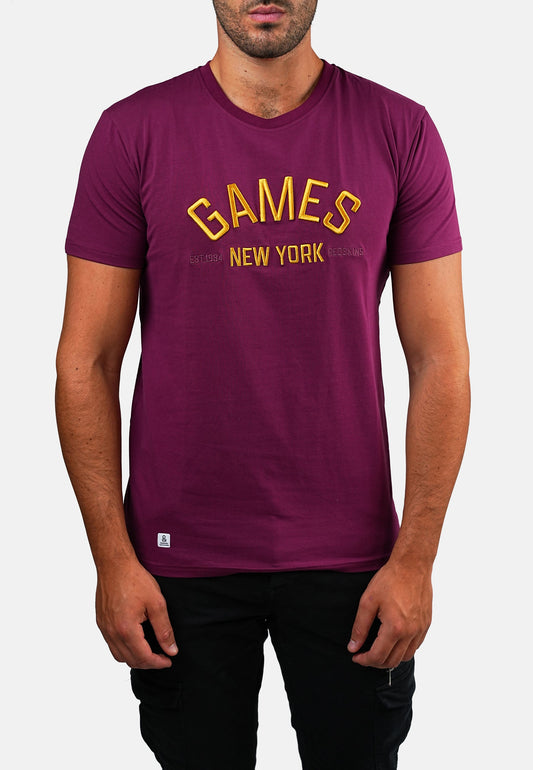 T-shirt manches courtes rouge GAMES COSUE