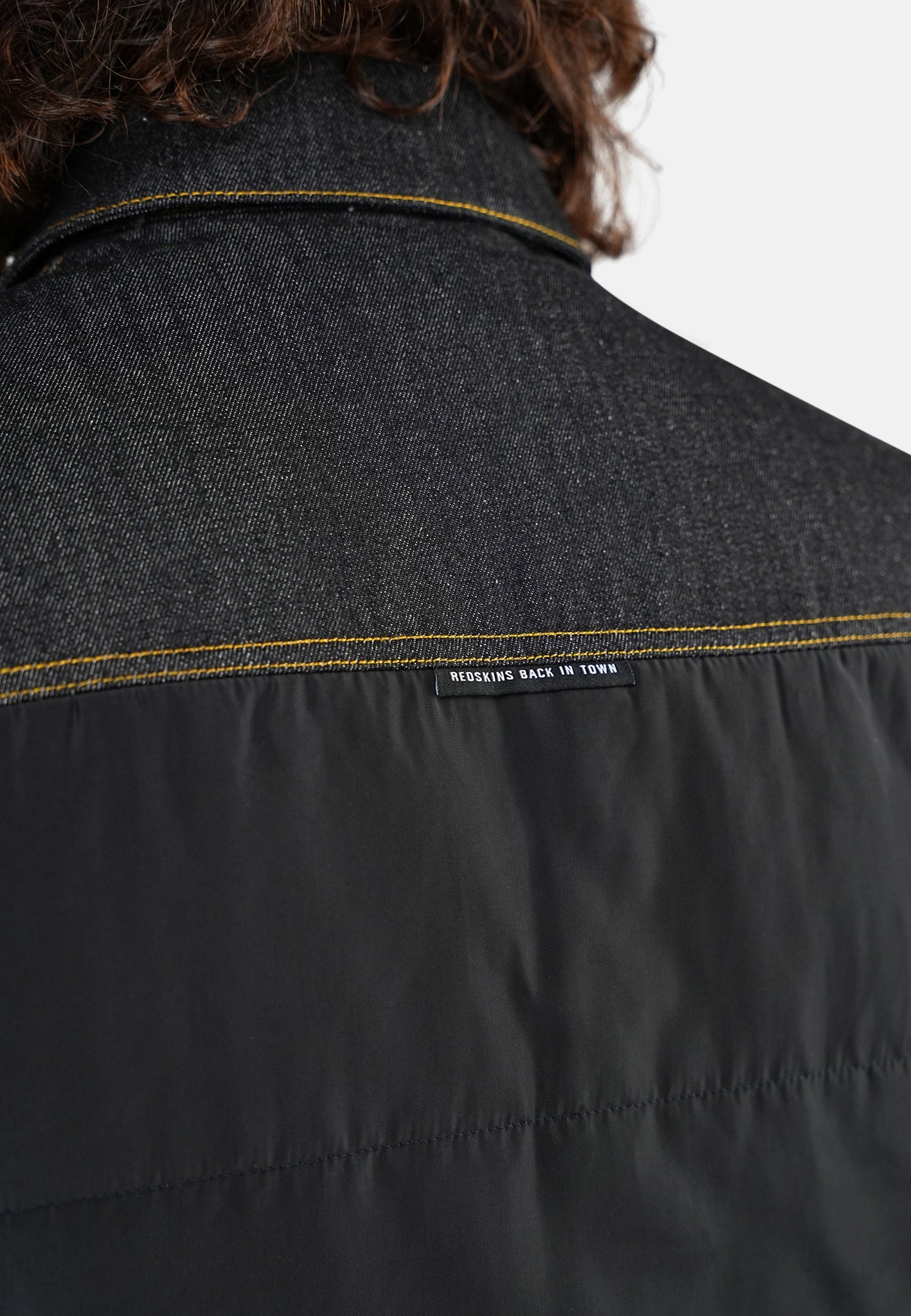 Veste en jean sans manche noire STORMY SNEAK