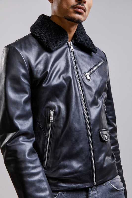 Veste en cuir CAREY BENTLEY