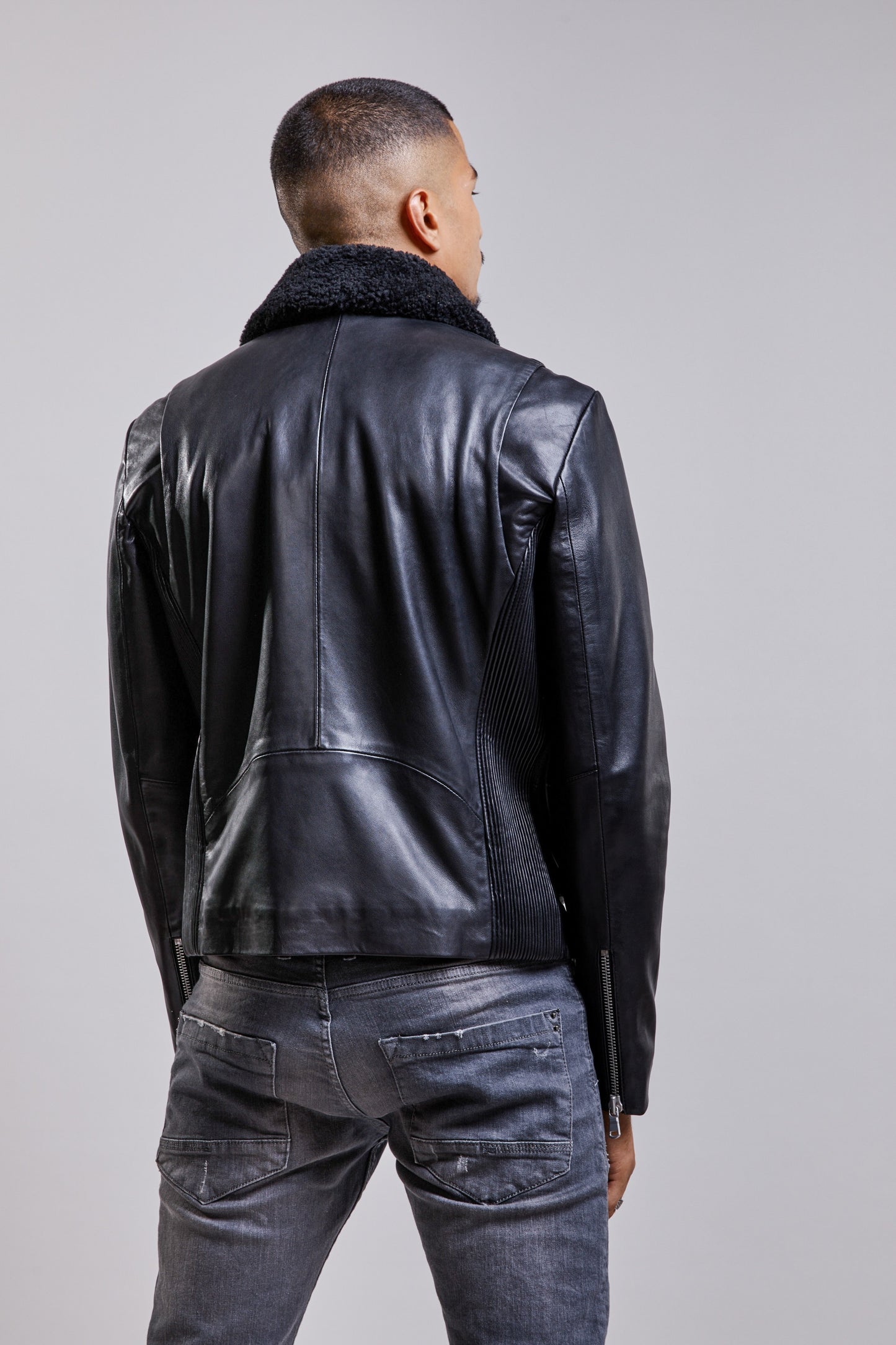 Veste en cuir CAREY BENTLEY