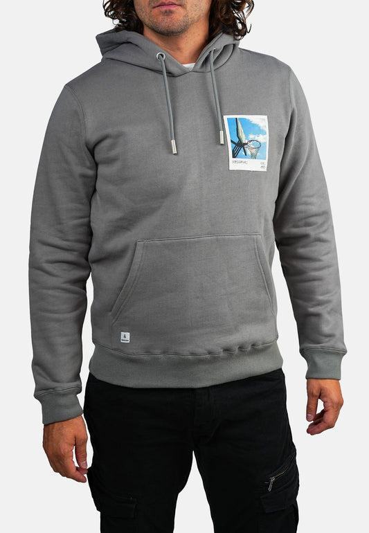 Sweatshirt gris FOCAL TIRSON