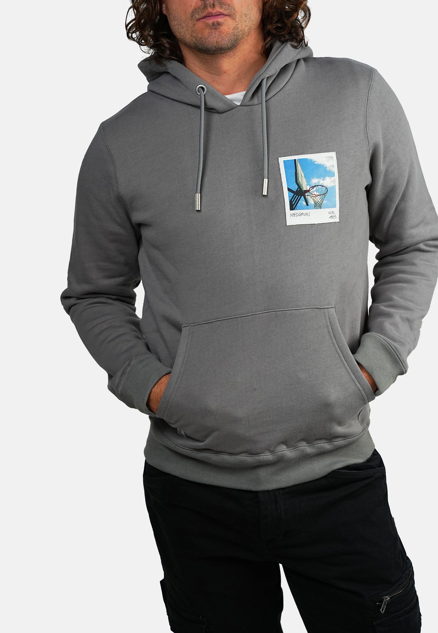 Sweatshirt gris FOCAL TIRSON