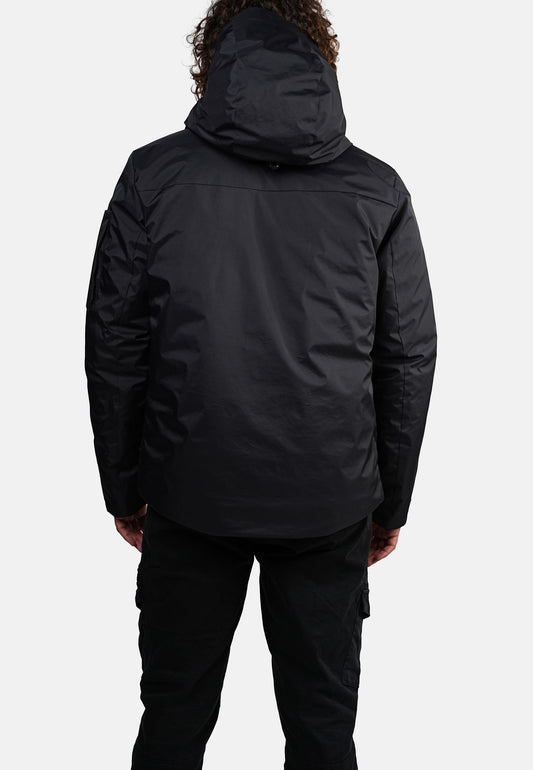 Parka noire TELLIEN DERNIO