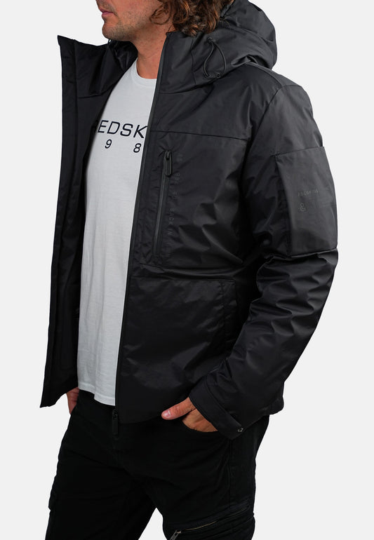 Parka noire TELLIEN DERNIO