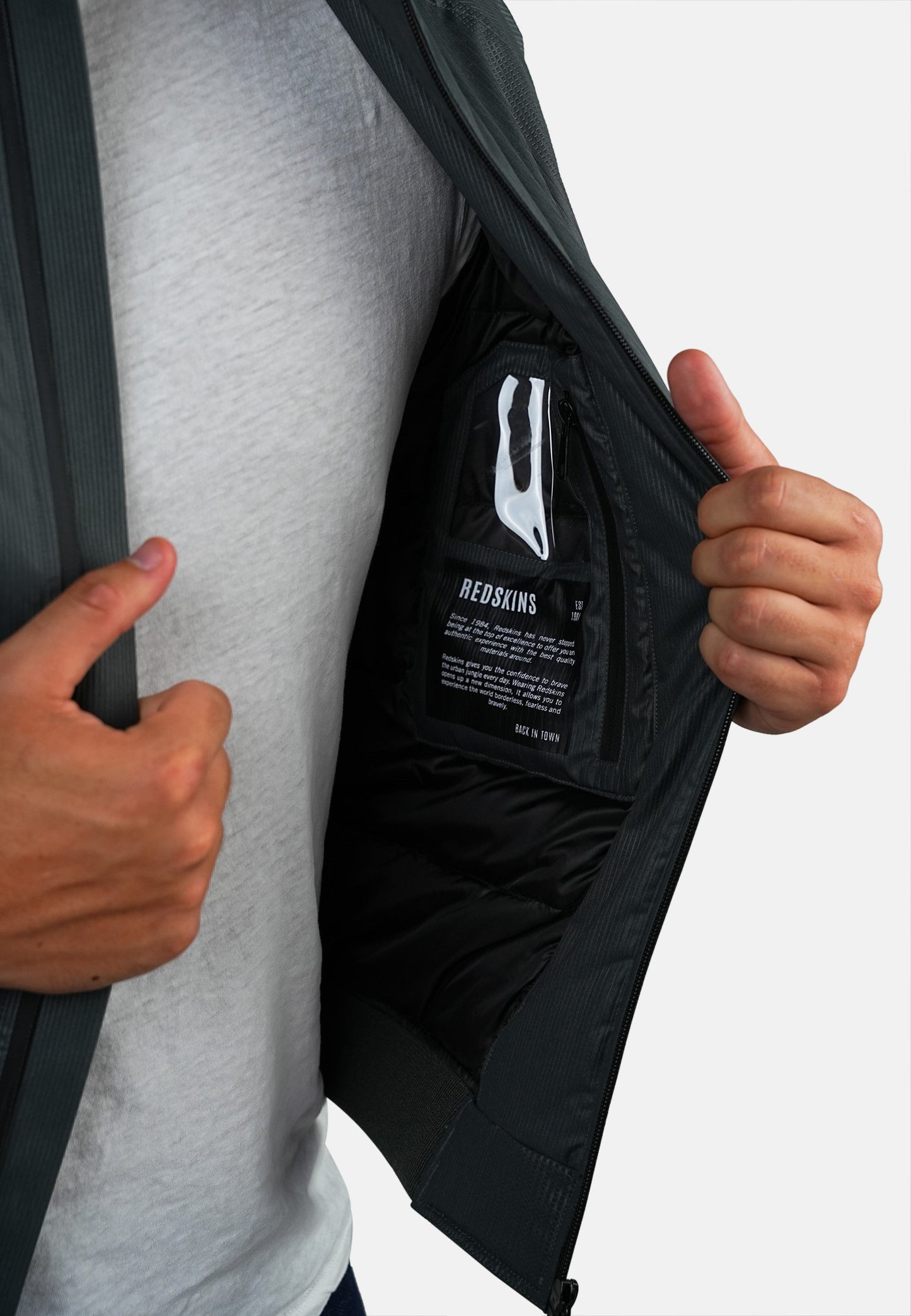 Blouson noir GARY NIRONDO