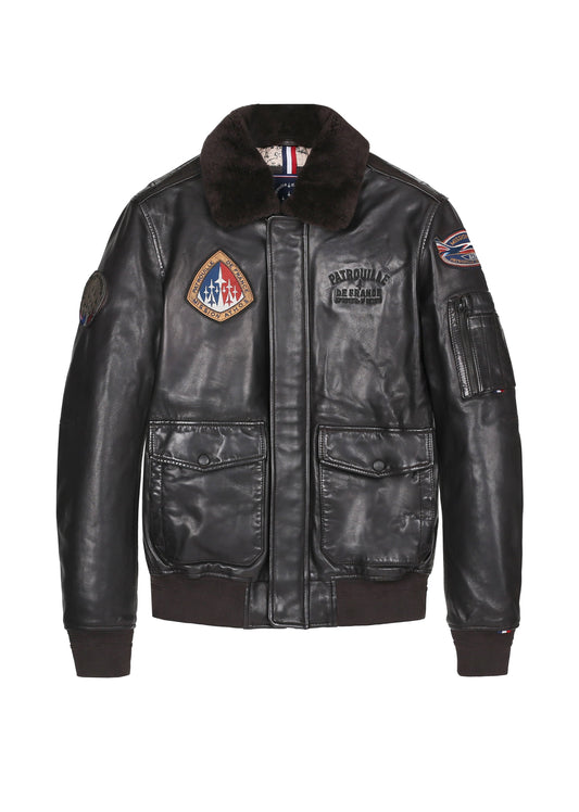 Cuir noir RAVEN ALPHA