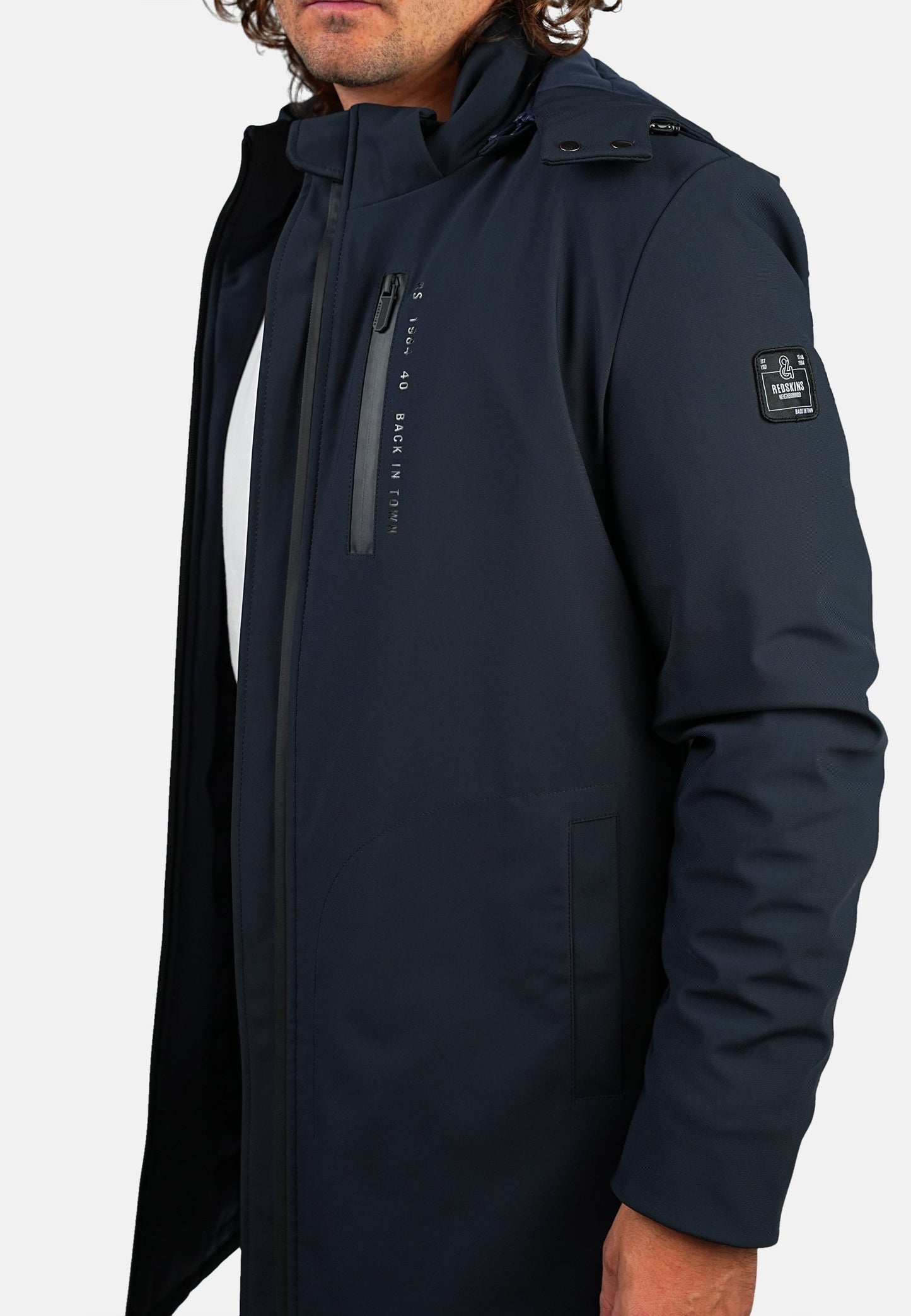 Parka bleu marine GRIDA ACTIVE