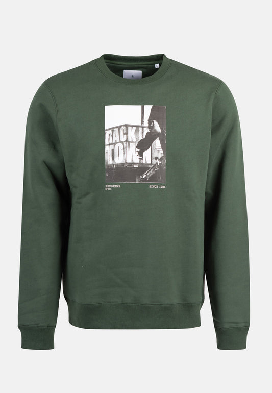 Sweatshirt vert SKATE TIRSON