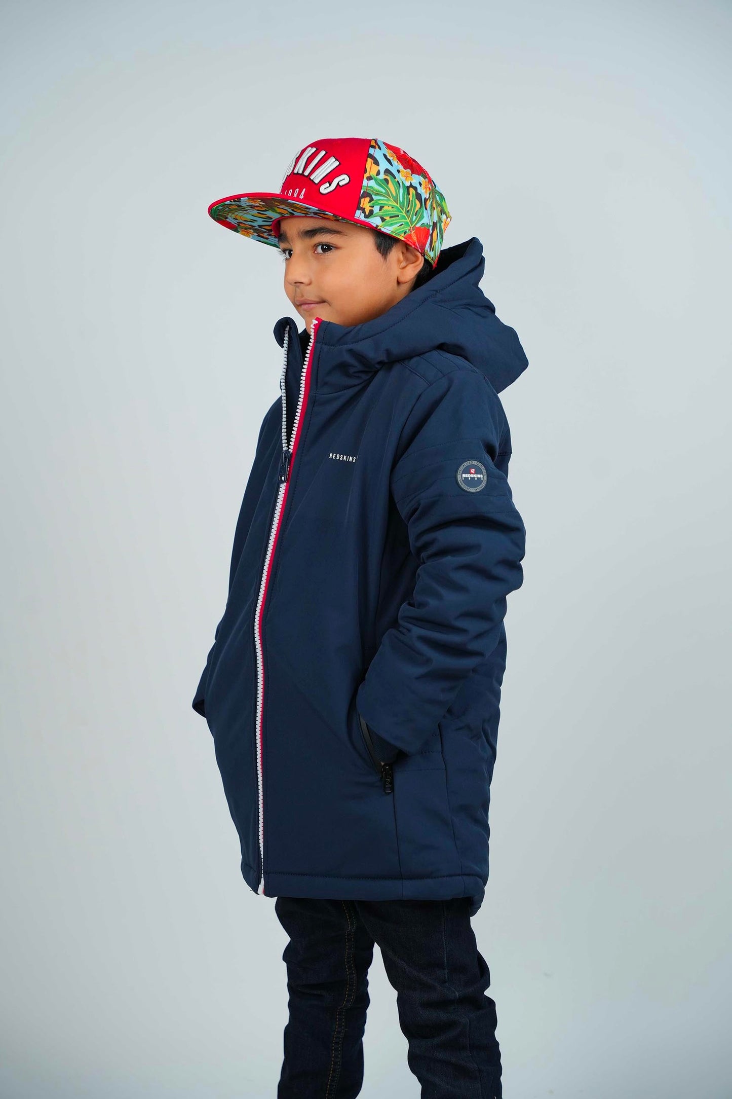 Parka junior bleu marine