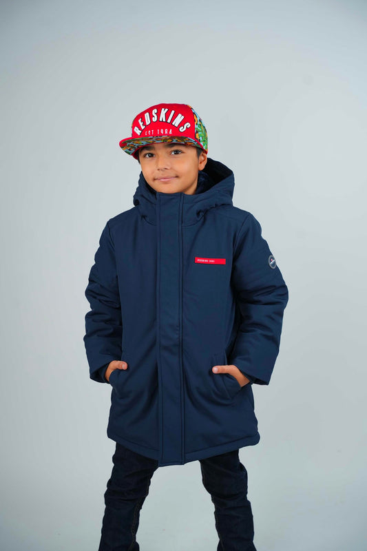 Parka enfant bleu marine