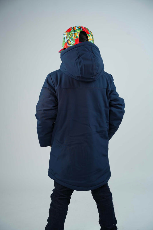 Parka enfant bleu marine