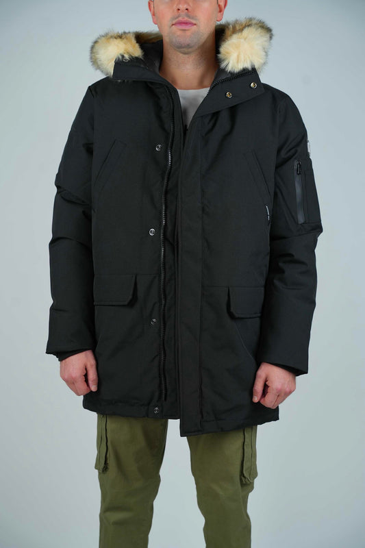 Parka noire venise