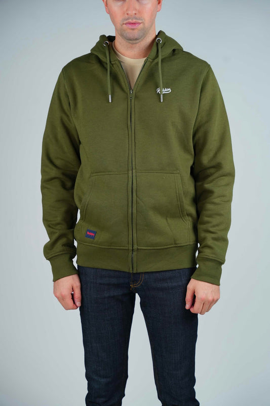 Sweatshirt zippe kaki tulsa