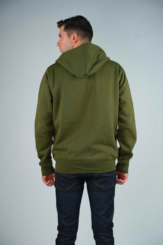 Sweatshirt zippe kaki tulsa