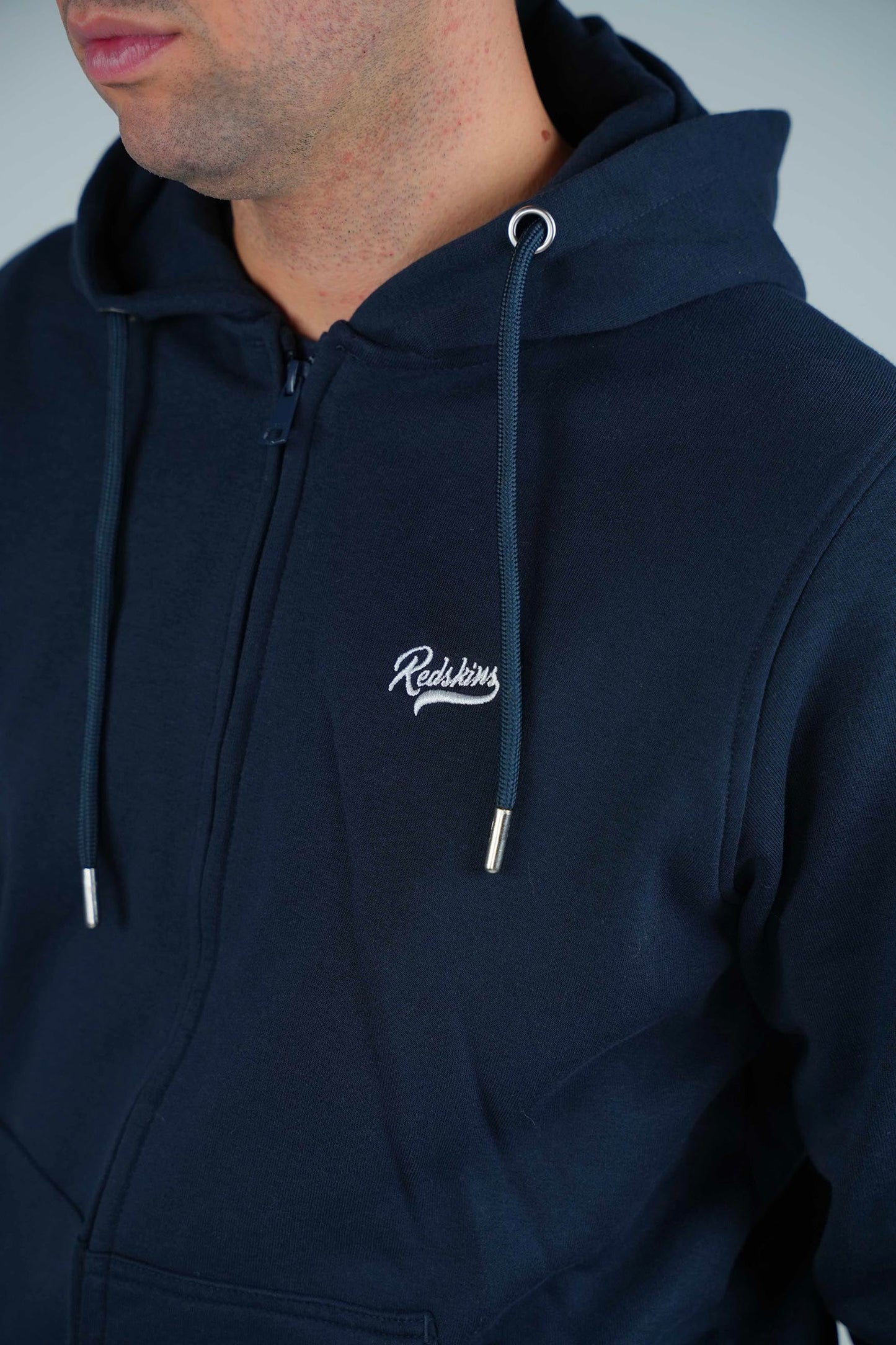 Sweatshirt zippe bleu marine tulsa