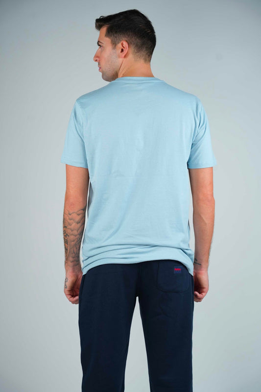 T-shirt bleu clair chicago