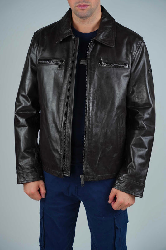 Cuir marron ARON STARDUST