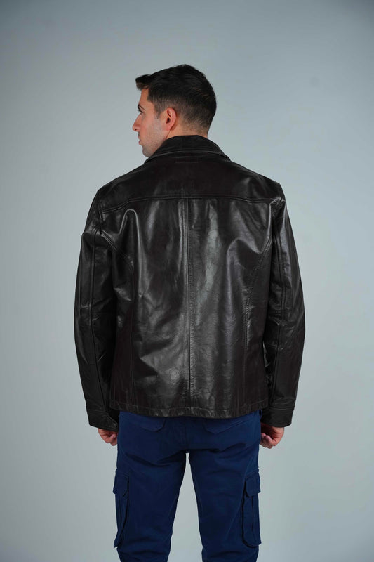 Cuir marron ARON STARDUST