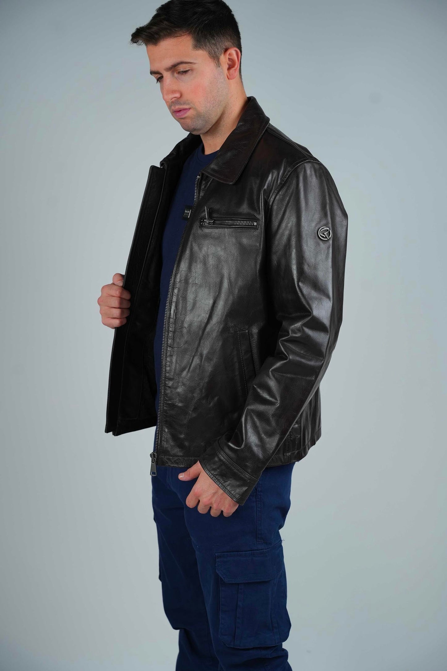 Cuir marron ARON STARDUST