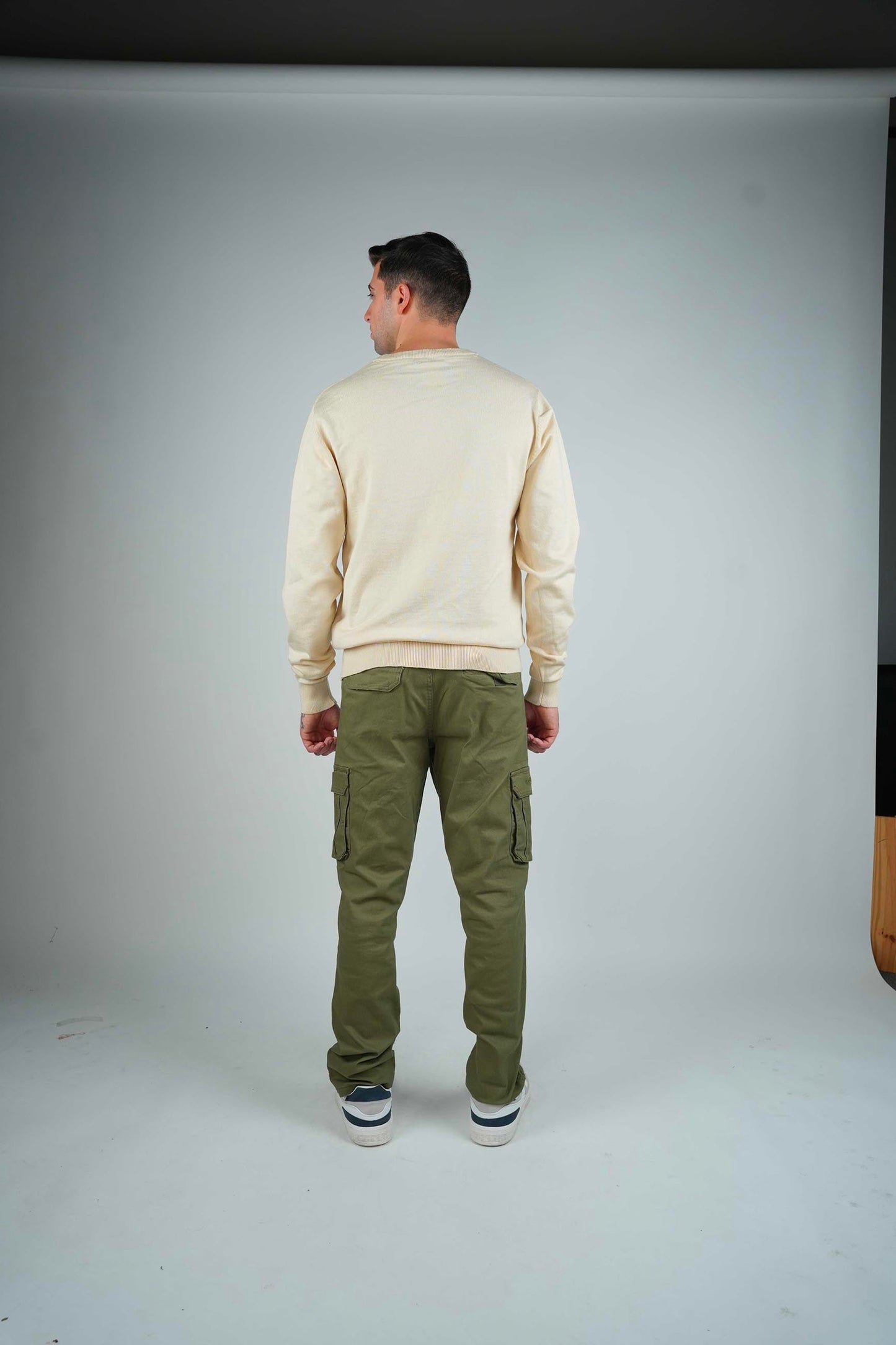 Pull col rond beige tulsa 9SWE2333AD