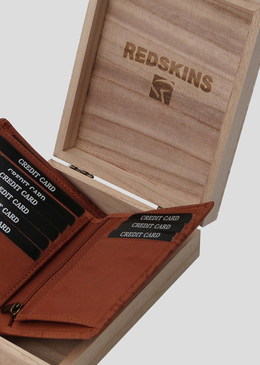 Porte Feuille cognac JANSEN