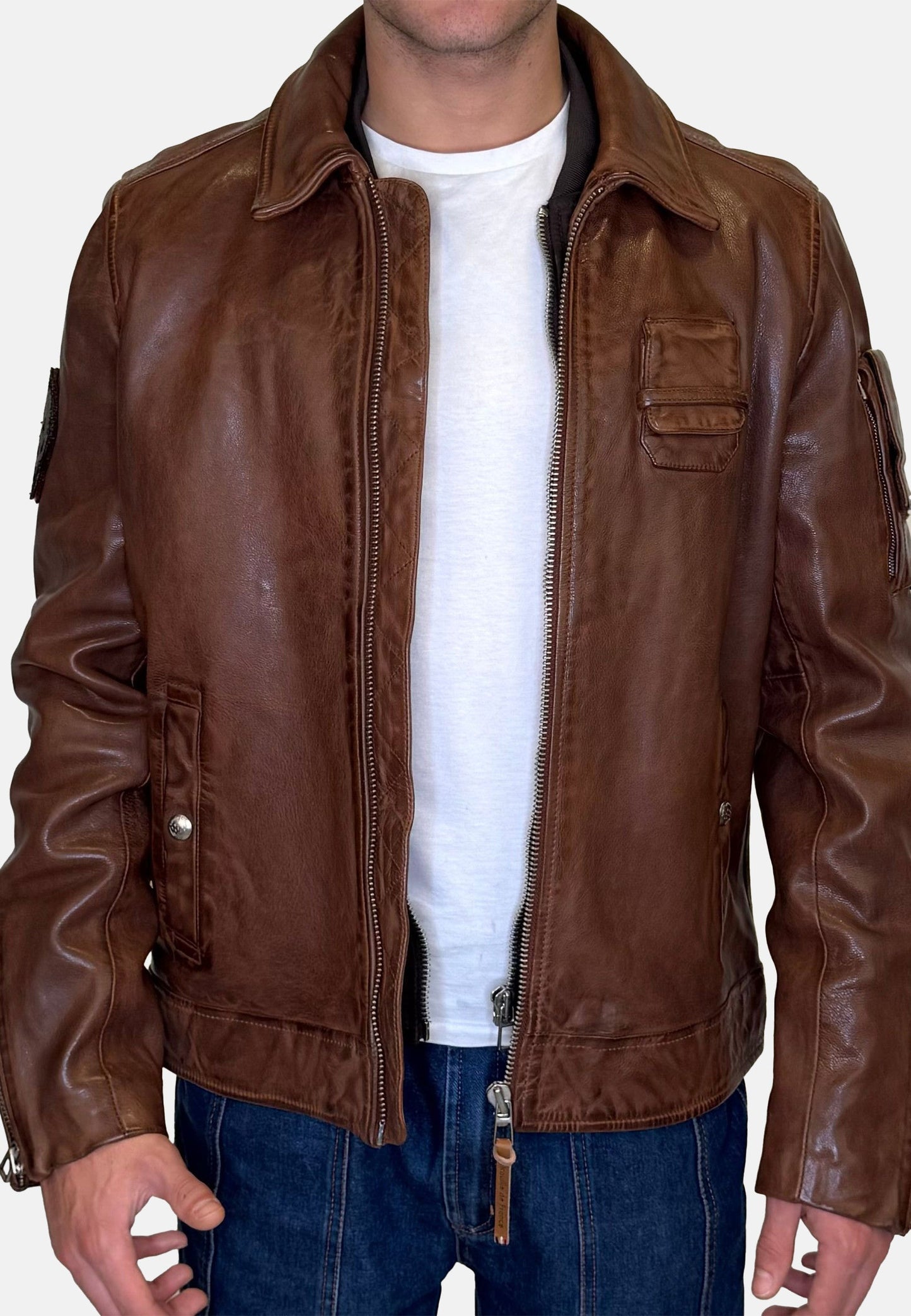 Cuir cognac JAEGGER ALPHA