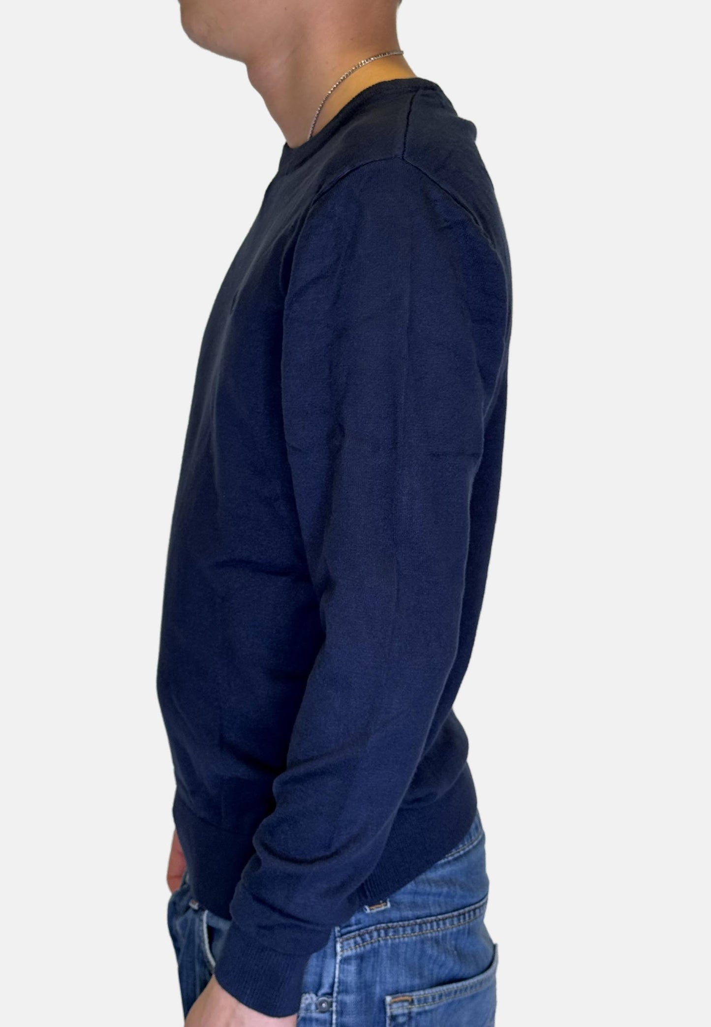 Pull col rond tulsa bleu marine 9SWE2333AD
