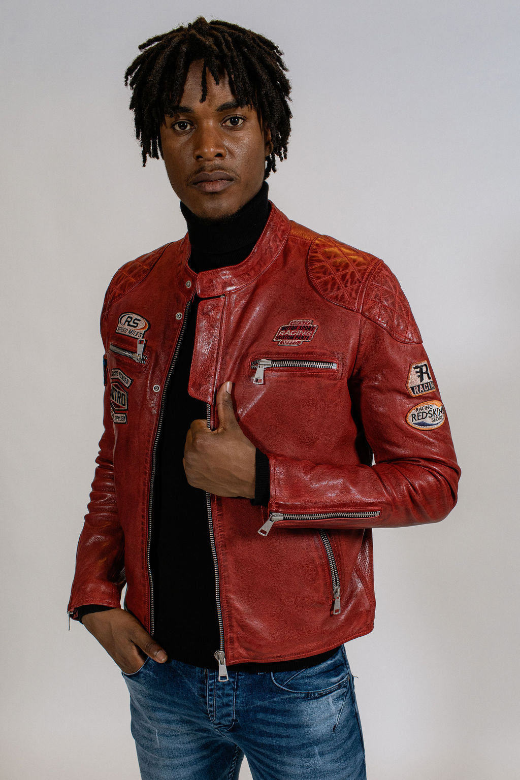 Cuir rouge NITRO BARCELONA