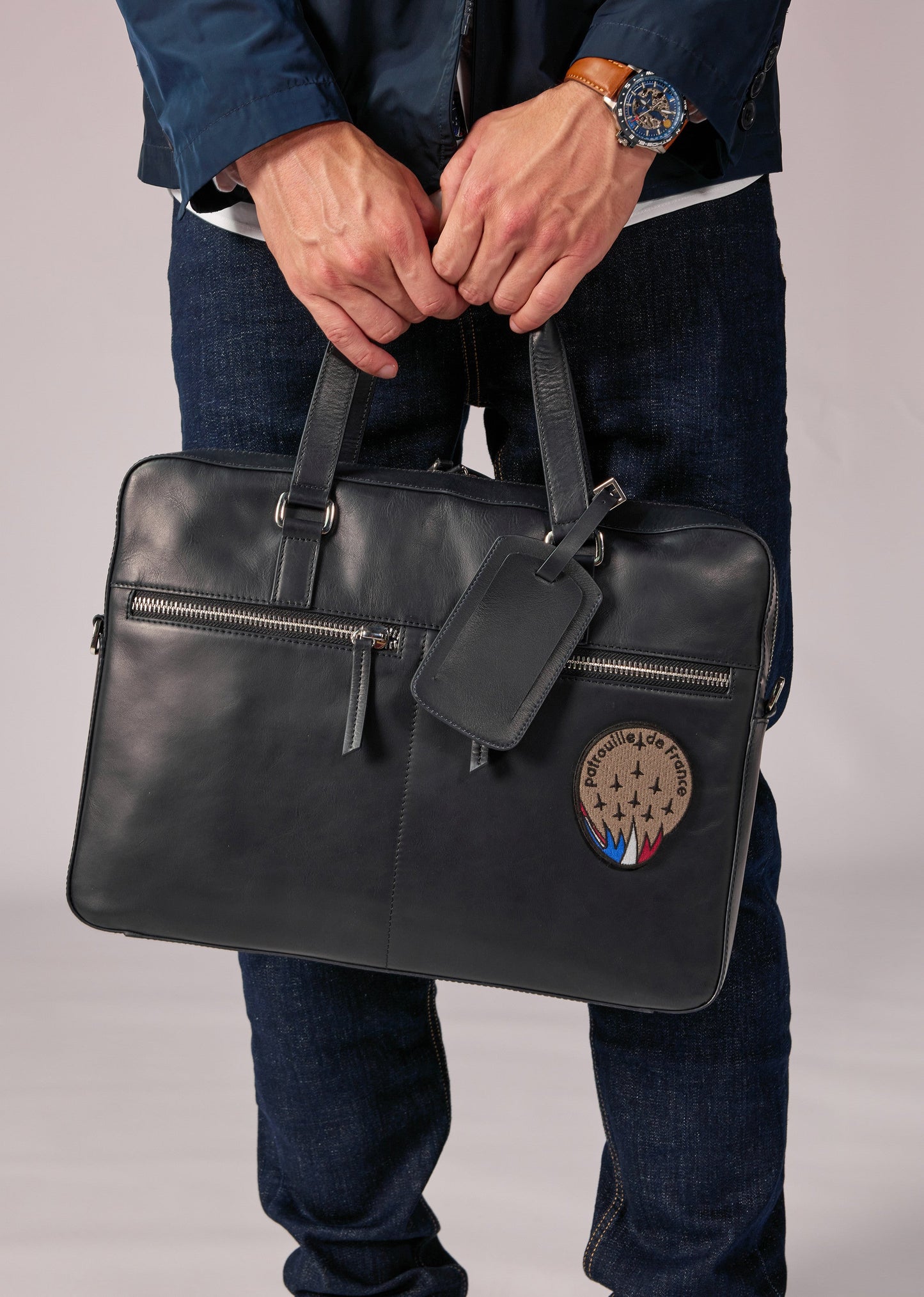 Sac en cuir MESSENGER SPIDER