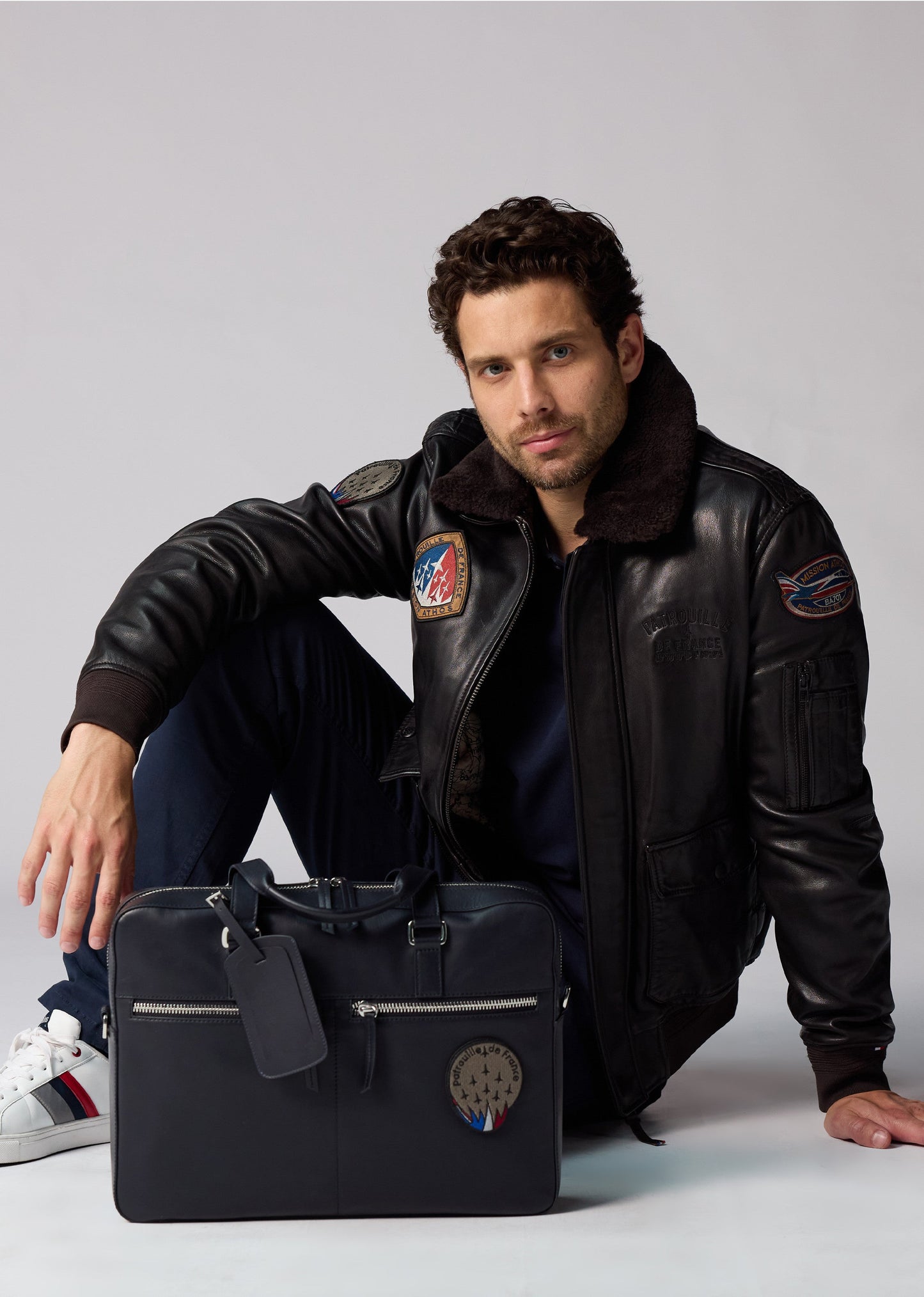 Sac en cuir MESSENGER SPIDER