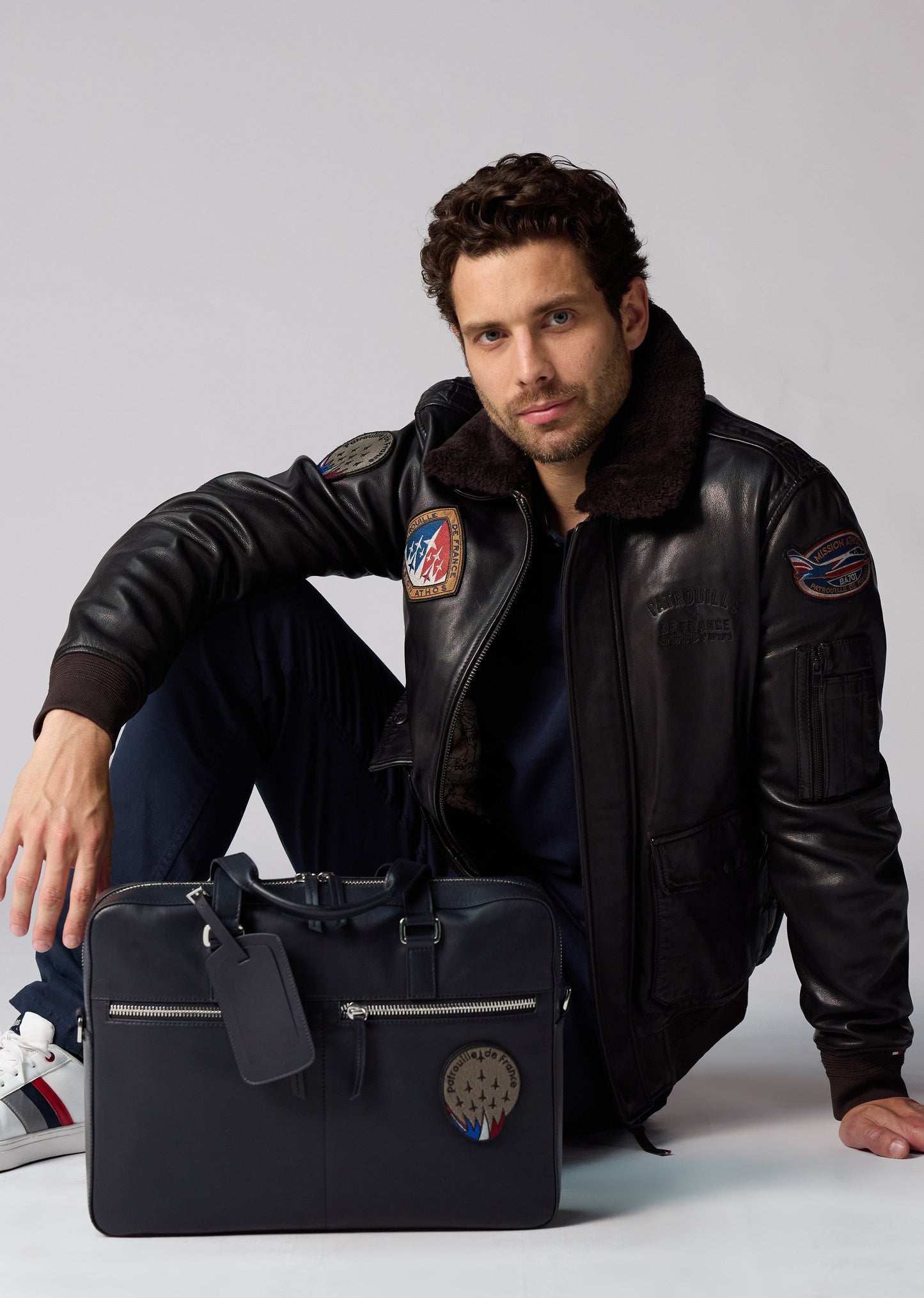 Sac en cuir MESSENGER SPIDER