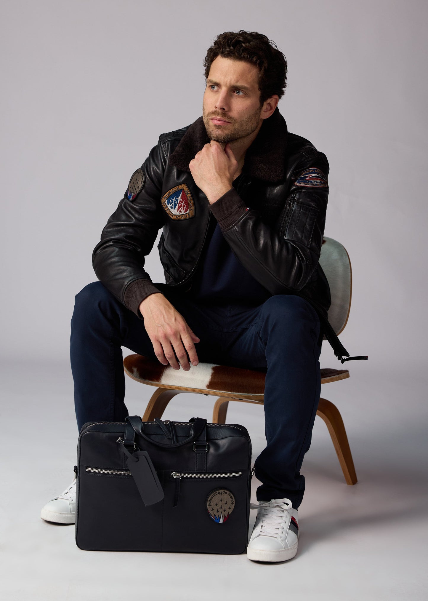 Sac en cuir MESSENGER SPIDER
