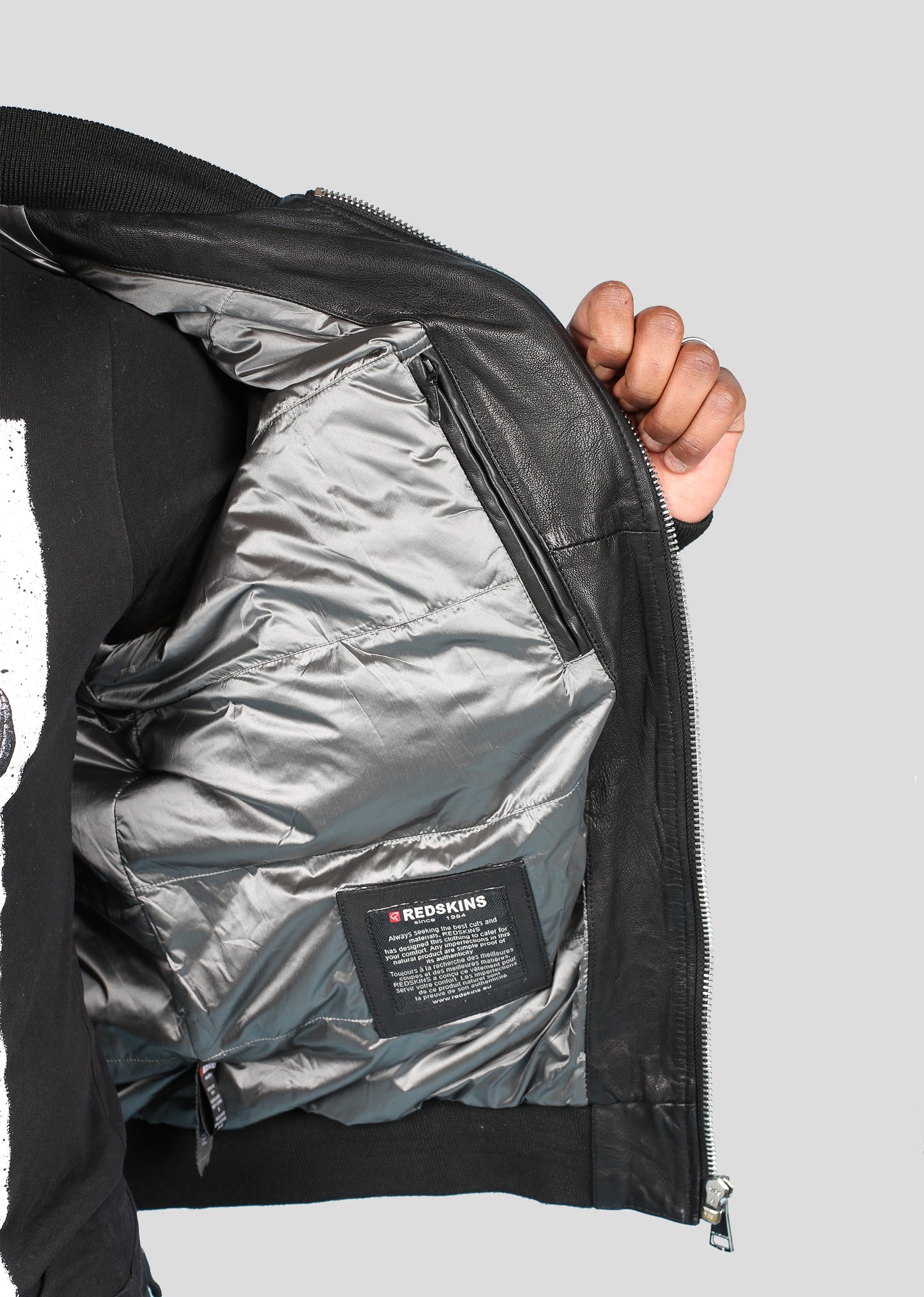 Bombers en cuir MONEY MUSTANG