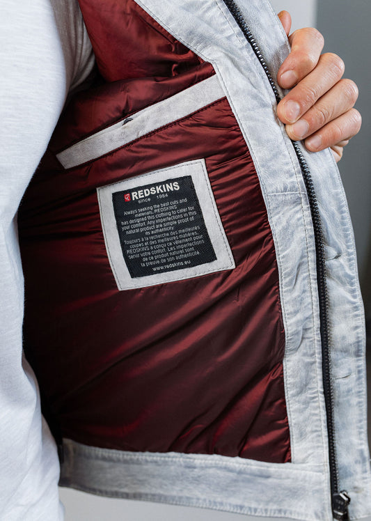 Veste en cuir PLATINE CHALLENGER