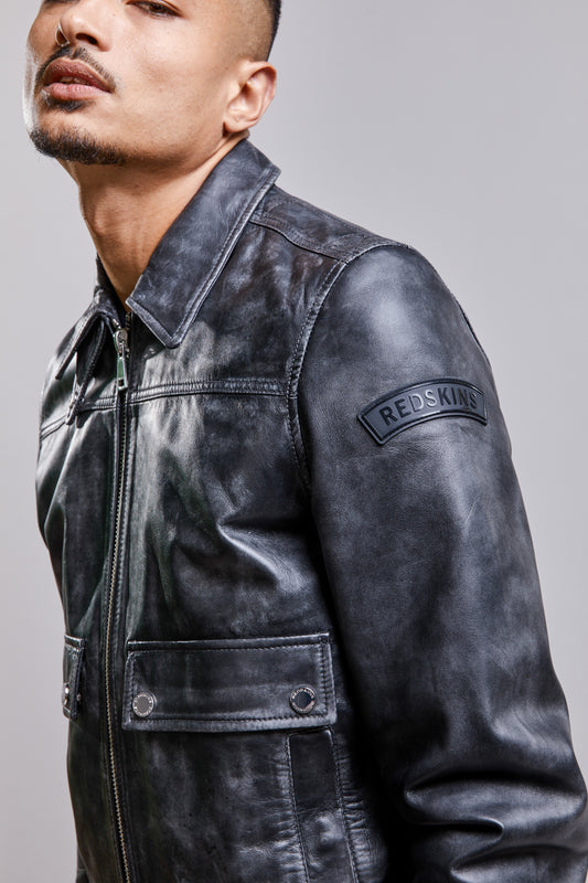 Blouson en cuir RUFF RUBOFF