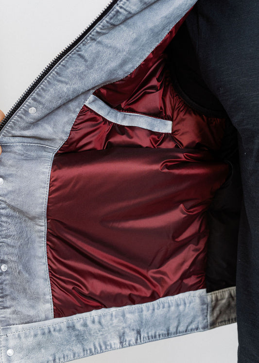 Veste en cuir SILVERS CHALLENGE