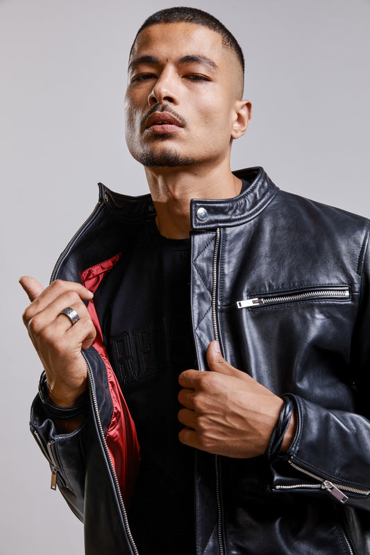 Veste en cuir WAYNE EAGLE
