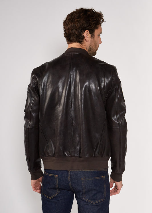 Blouson en cuir RICK ALPHA