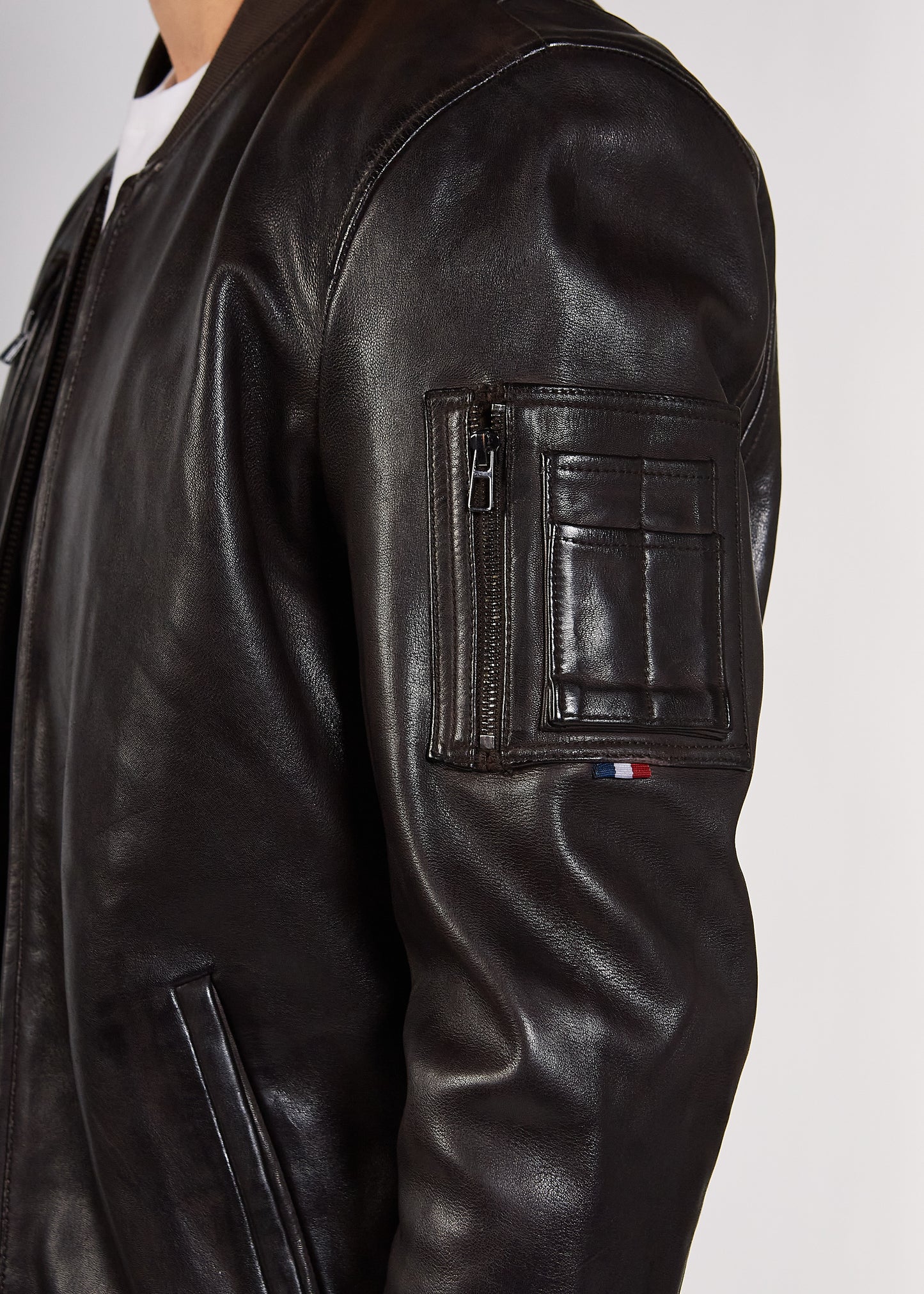 Blouson en cuir RICK ALPHA