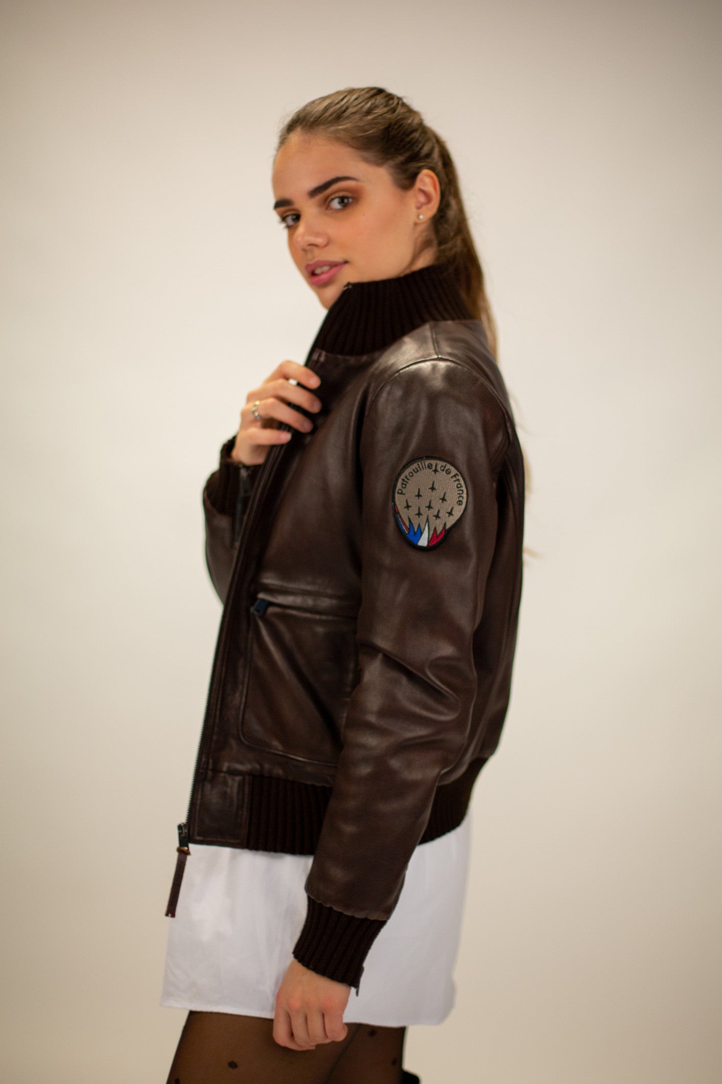 Blouson en cuir SIXTY ALPHA