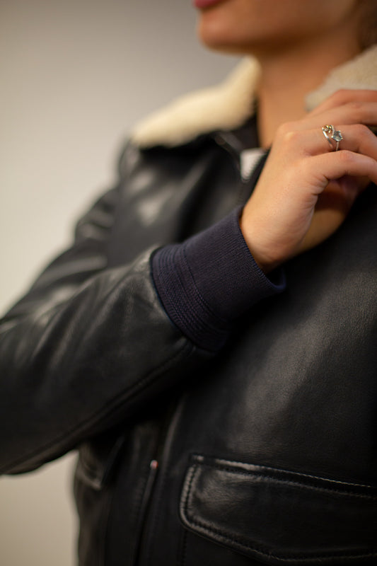 Blouson en cuir TODD ALPHA