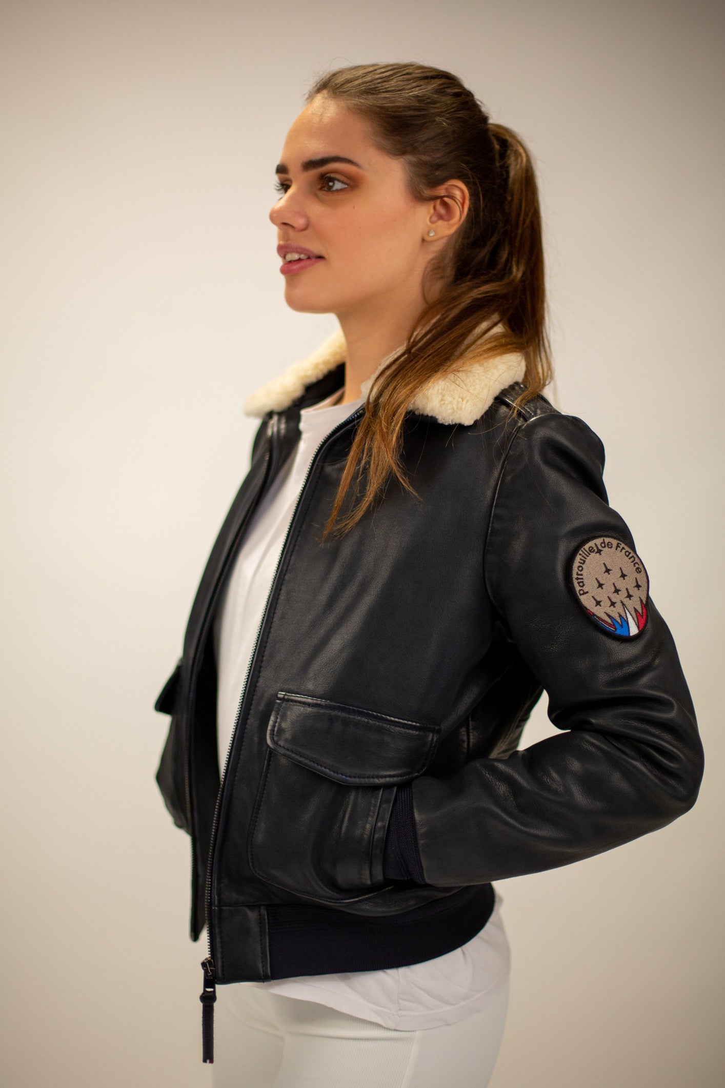 Blouson en cuir TODD ALPHA